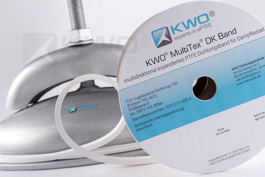 KWO® ePTFE MultiTex® DK Band Dampfkessl-Dichtungsband